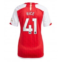 Arsenal Declan Rice #41 Replica Home Shirt Ladies 2023-24 Short Sleeve